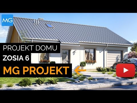 Projekt domu Zosia 6 MG Projekt - 75.51 m2