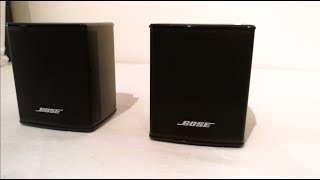 BOSE virtually invisible 300 speakers (unboxing & set up preparation)