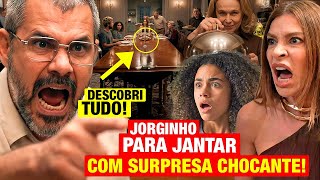 TRÊS GRAÇAS: Jorginho PARA JANTAR DA ARMINDA pra Joelly e faz REVELAÇÃO SOBRE HELGA!