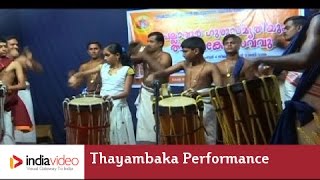 Thayambaka performance: Irikita 