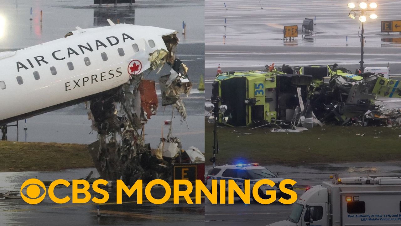 Latest details on deadly LaGuardia runway collision between Air Canada plane and fire-rescue truck