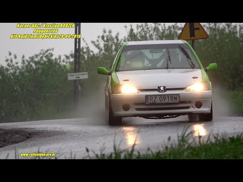Kacper GAC / Krystian RODZEŃ - Peugeot 106 - KJS Rajd Ziemi Dębickiej 28-04-2019