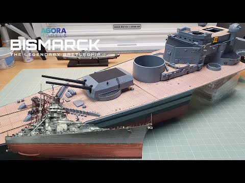 Agora Model's Bismarck: The Legendary Battleship - Pack 3 - Stages 21-32