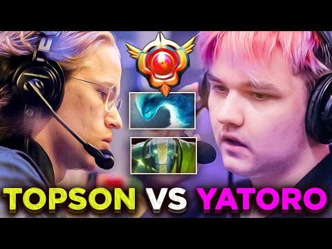 TOPSON vs YATORO - TI WINNERS BATTLE - Signature Pick vs Earth Spirit Mid Dota 2
