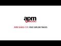 APM Search Feature Find Similar Tracks