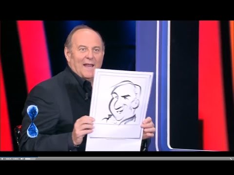 Federico Cecchin - caricaturista a TU SÌ QUE VALES - Canale 5