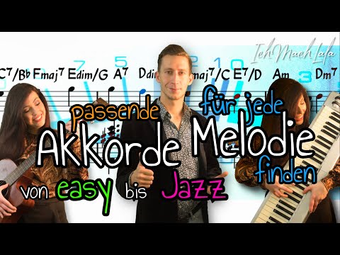 Passende Akkorde für jede Melodie finden - Von Easy bis Jazz - Reharmonisation, Improvisation, Musik