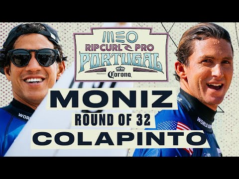 Seth Moniz vs Crosby Colapinto | MEO Rip Curl Pro Portugal 2024 - Round of 32 Heat Replay
