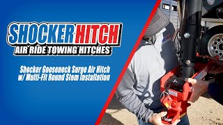 Shocker Gooseneck Surge Air Hitch & KingPin - Installation Video