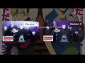 BORUTO OP 8 Comparison Version 1 And 2