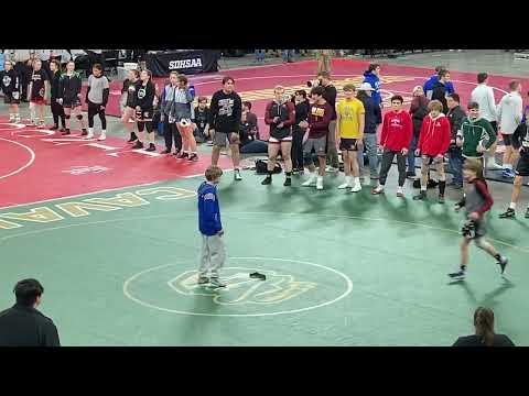 Corbin Zent Faceoff - SDHSAA State Championships