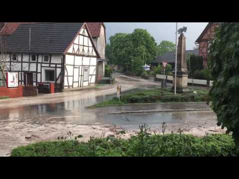 Hochwasser in Börry 13.05.2017