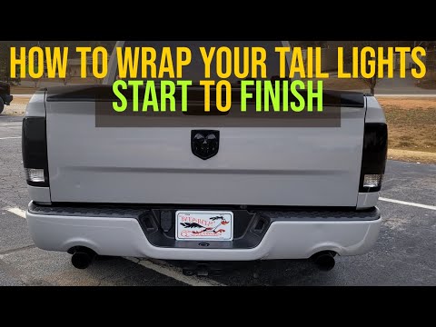 How to Black Out Tail Lights With Tinting Film: FOR BEGINNERS