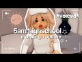 my 5am highschool morning routine💌  | grwm, breakfast, class | berry ave rp