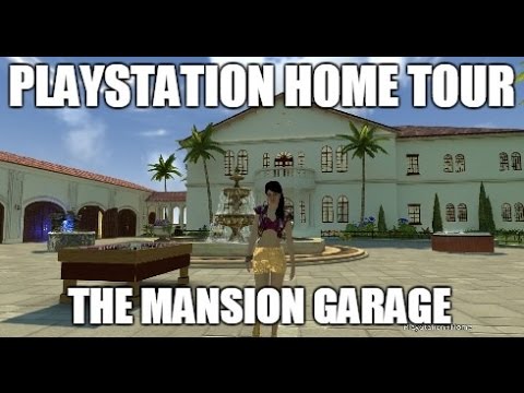 PlayStation Home Mansion Garage