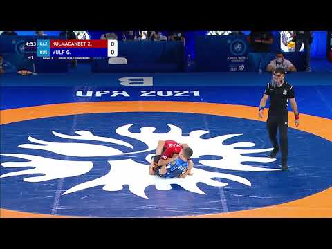 Round 3 Men's GP No-Gi - 46 kg: Z. KULMAGANBET (KAZ) v. G. VULF (RUS)