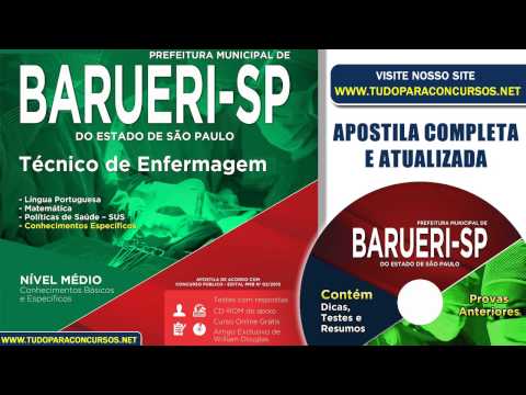 Apostila Barueri/SP - Tecnico de Enfermagem (Nivel Medio)