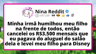 Minha IRMÃ humilhou meu filho na frente de TODOS, então cancelei os R$3.500 MENSAIS que eu pagava...