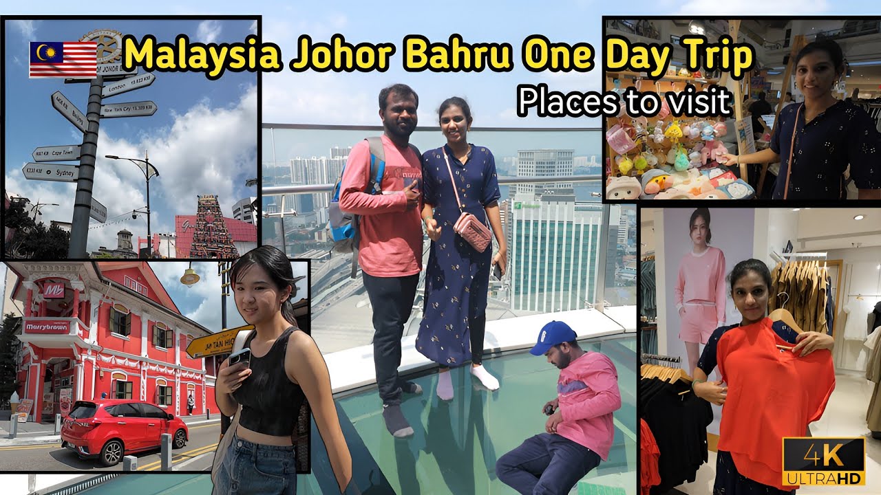 🇸🇬Singapore to Malaysia one day trip | Shopping and Places to visit #jb  #singapore #johor #malaysia