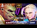 Street Fighter 6 PS4 Blanka VS Cammy Epic Fight 4K 60FPS Gameplay