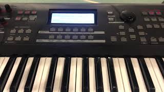 Save layered sounds in the Yamaha MOX6