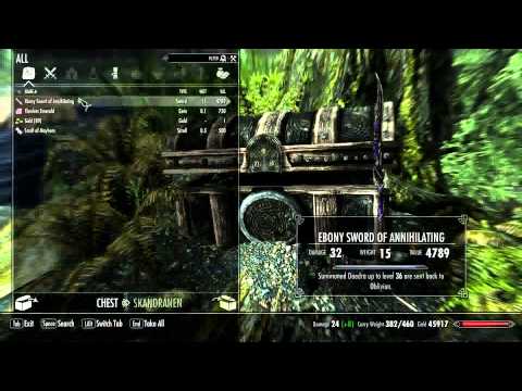 Let's Play Skyrim Legendary Difficulty Part 144: Shadowgreen Cavern (No Mic 2 of 3)