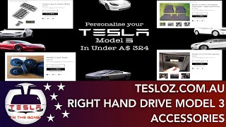 Four 2021 @Tesla Model 3 Accessories in Under $325 Australia