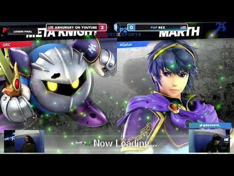 Arhungry on Youtube Vs. Rex Super Smashed Out 16 Losers Finals