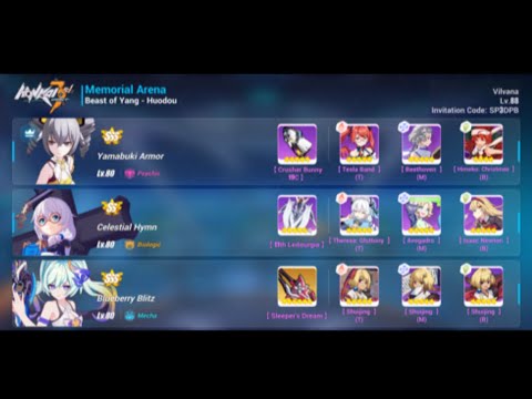 [Honkai Impact 3] - EX MA - Liliya DPS on Huodou - No Selune - (30346) - DK/CH/BB