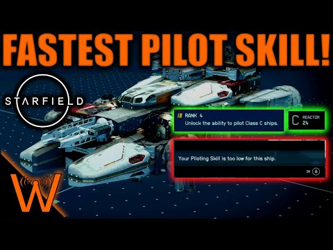 How to Rank Up Ship Skills FAST! ✨ (Starfield Piloting Skill Rank 4)