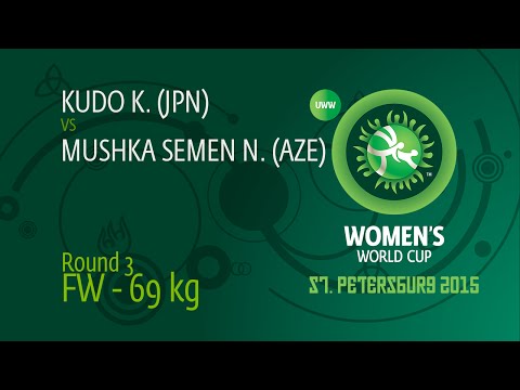 69 kg - Nadiia MUSHKA SEMENTSOVA (AZE) df. Kayoko KUDO (JPN), 6-5