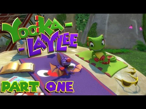 Let's Play Yooka-Laylee - Part 1 - Bears Evolve Into Lizards