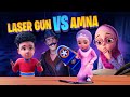 Laser Gun VS Amna Kaneez Amna Animated Series EP 21 Kidz Club 3D Animated Cartoon Series