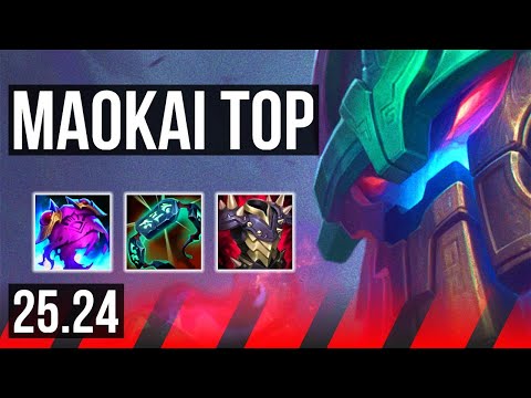 MAOKAI vs MORDEKAISER (TOP) | Good KDA: 4/1/9 | KR Master | 25.24