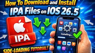 How To Download and Install IPA Files on IOS 26.5 // SIDE-LOADING TUTO