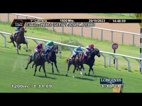 29/10/2023 – Hipodromo Maroñas – Carr 1 – PABLO GELSI Y JOSE M. FERRO