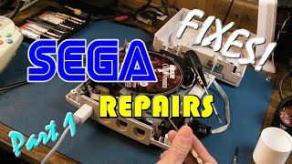 Sega Dreamcast - GD-ROM Drive Repairs Part 1 / Battery / Reset Fix