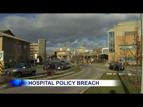 Video: Hospital policy breach raises question of privacy