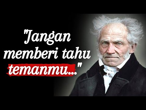 @KataBijakSukses Kata-Kata Bijak Arthur Schopenhauer Tentang Kehidupan - Penuh Makna Mendalam
