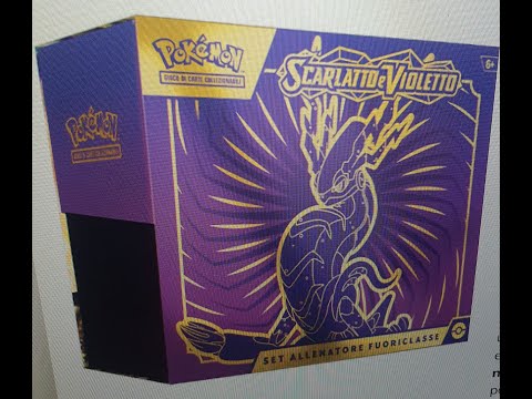 Unboxing set allenatore fuoriclasse Miraidon: Pokemon Scarlatto e violetto