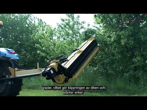 AHEAD slaghack, släntklippare med sidoförskjutning - 220cm