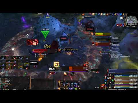 Comfy vs Mythic G'huun - Fire Mage PoV