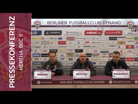 24.Spieltag - Regionalliga Nordost - BFC Dynamo - Hertha BSC II 1:3 - 27.02.2026 - PK