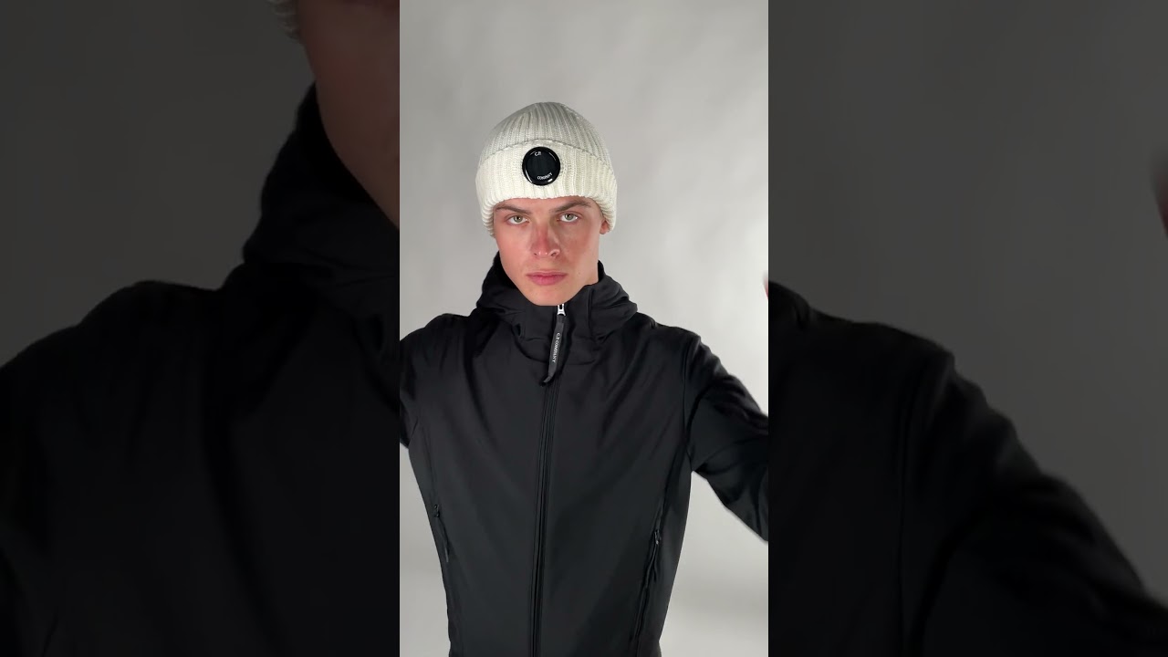 C.P. Company Caps-Beanie White FW22