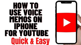 HOW TO USE VOICE MEMOS ON IPHONE FOR YOUTUBE 2024