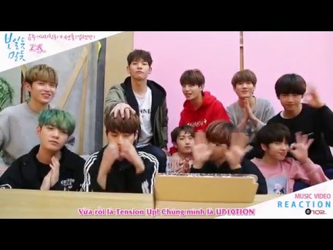 [VIETSUB] 160312 Girlfriend's Yuju x UP10TION's Sunyoul "Cherish" MV Reaction by UP10TION
