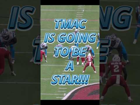 TMAC Will Be A Star #fyp #nfl #carolinapanthers #keeppounding #bryceyoung
