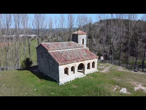 Vista aérea de la Ermita de Santa Cecilia - Barriosuso