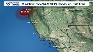 Major earthquake strikes off coast in Northern California | Expert analysis of a tsunami warning