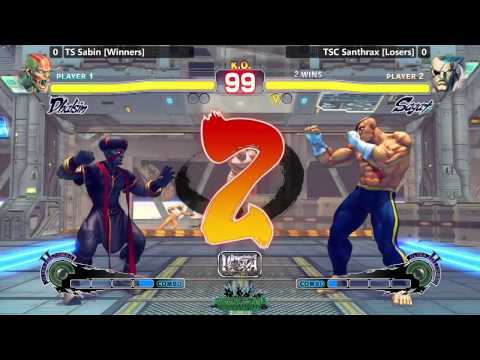 USF4 Grand Finals @ Paradise Found - TS Sabin vs TSC Santhrax [720p/60fps]